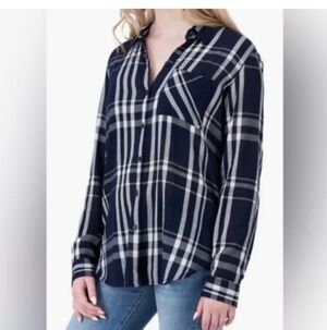 New! Lucky Brand Plaid Shirt Size Small
